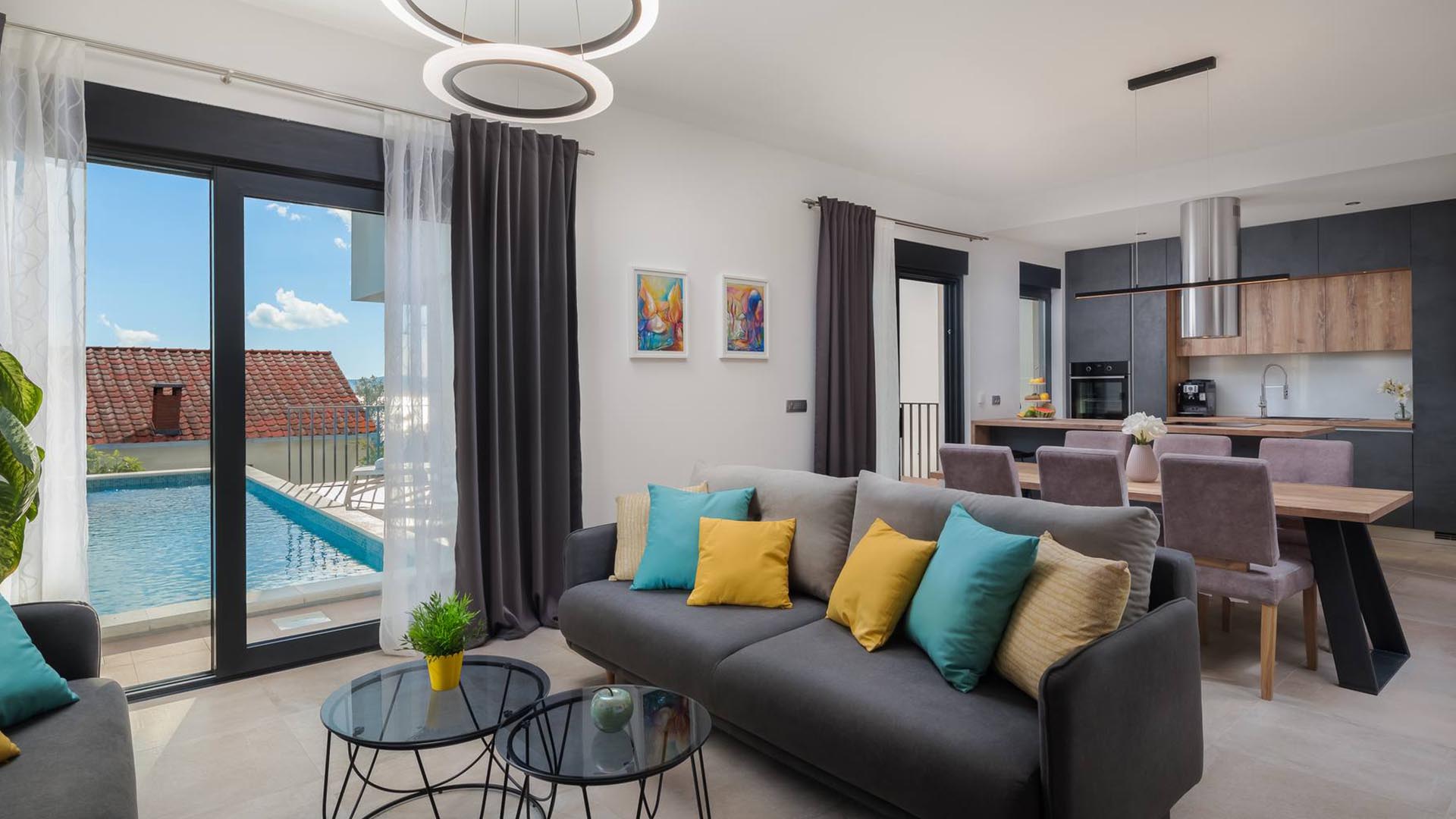 Seaview villa Prima Vista with pool - Eos Croatia