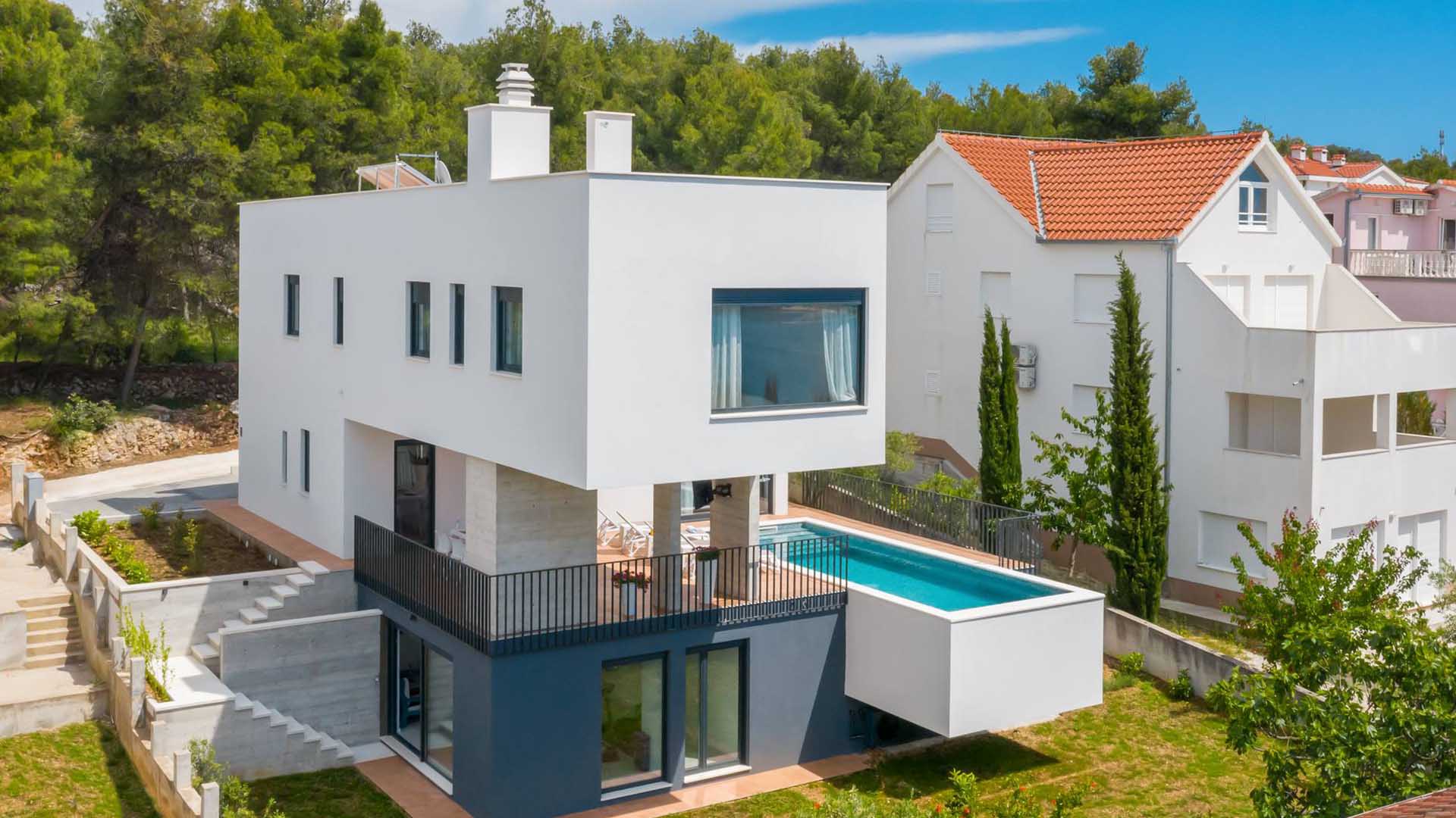 Seaview villa Prima Vista with pool - Eos Croatia