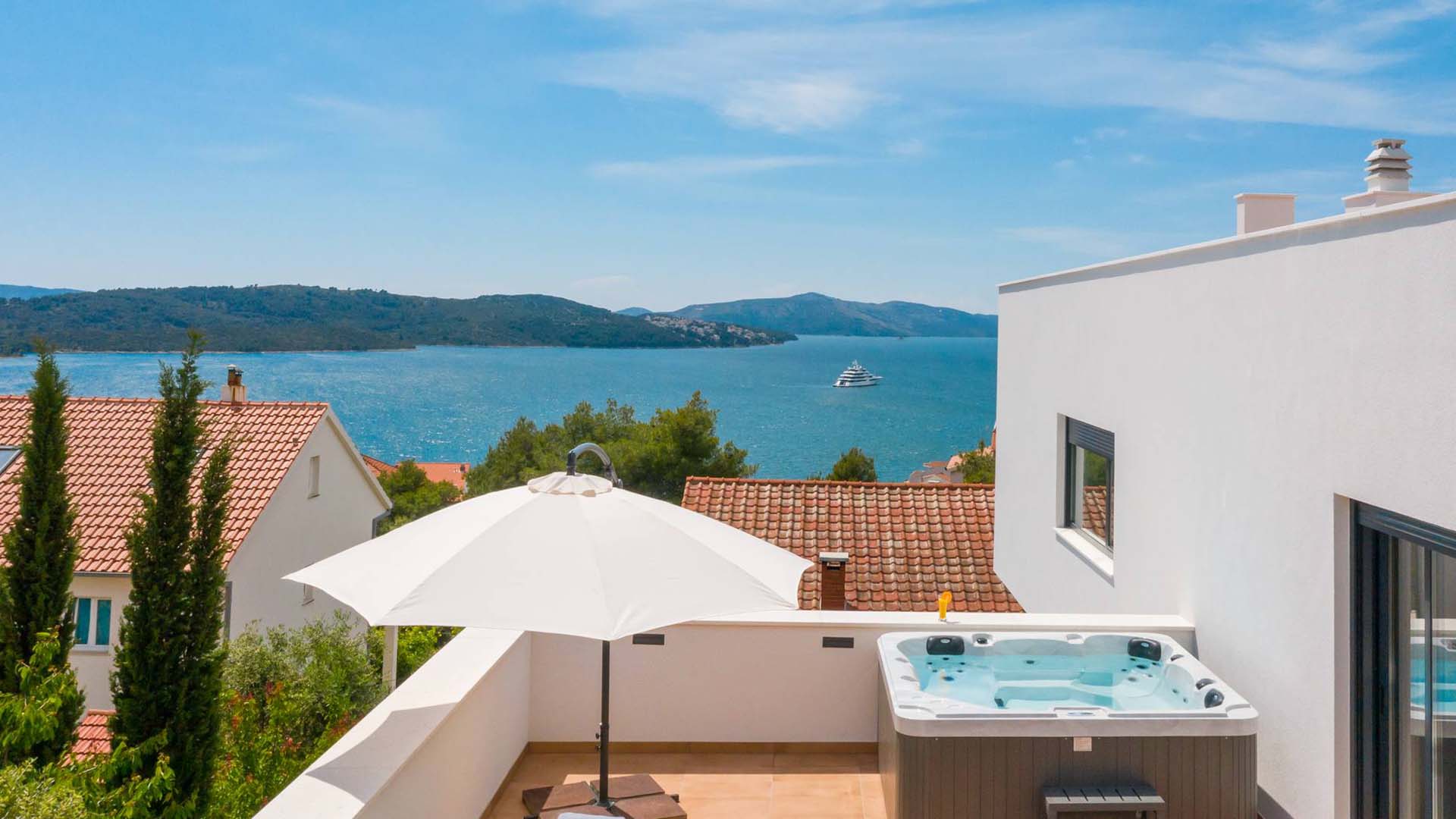 Seaview villa Prima Vista with pool - Eos Croatia