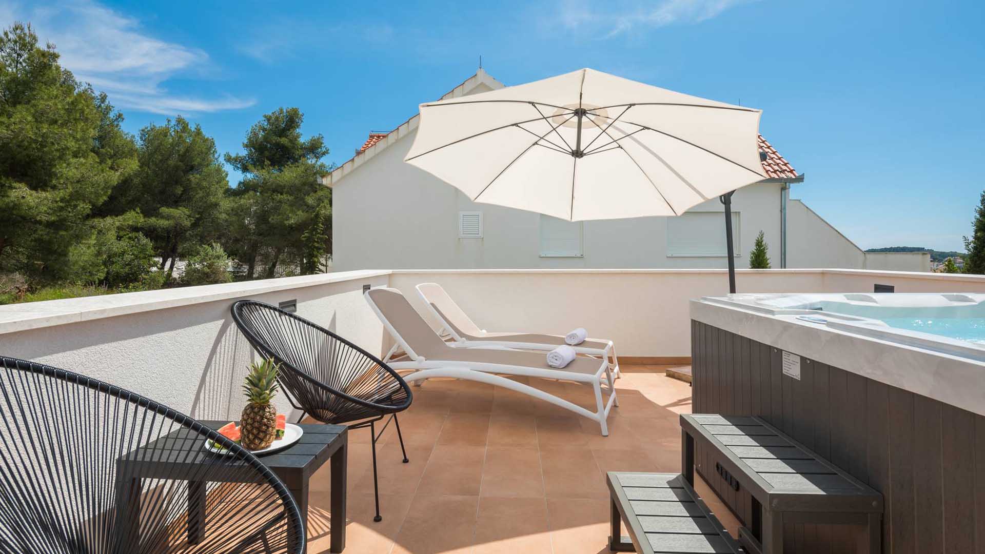 Seaview villa Prima Vista with pool - Eos Croatia
