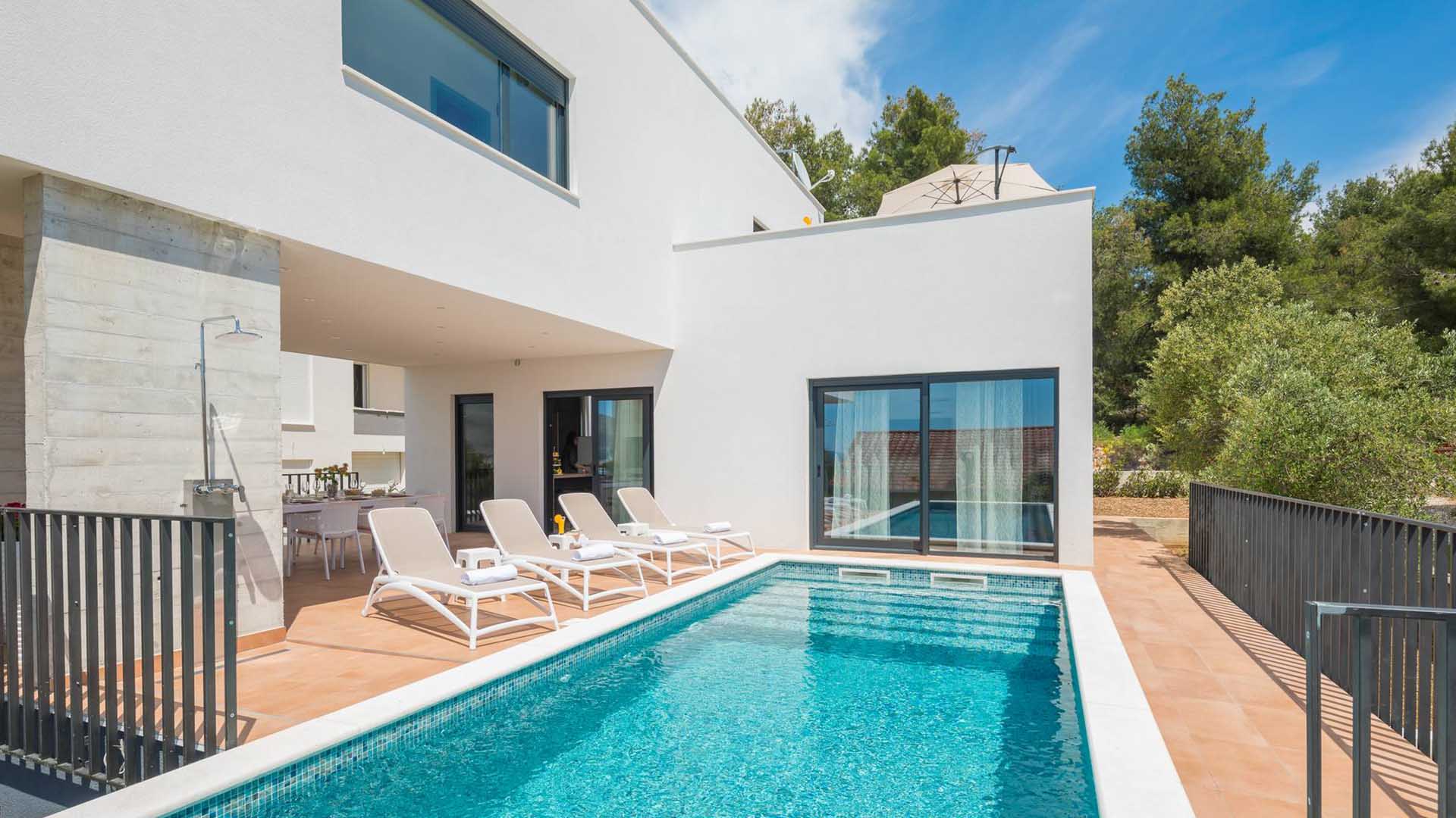 Seaview villa Prima Vista with pool - Eos Croatia