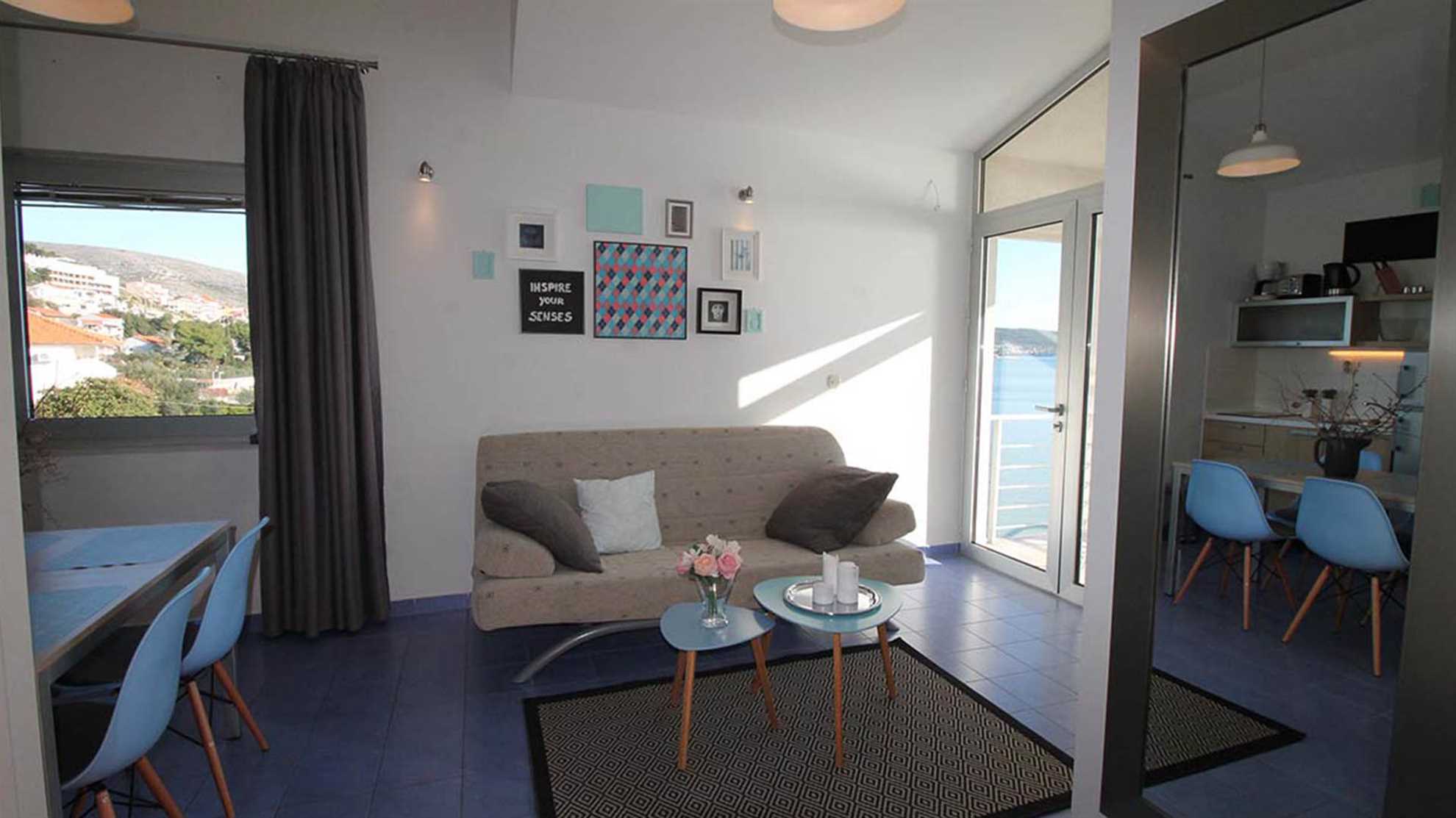 Beachside apartment Sea Pearl with seaview balcony - EOS CROATIA